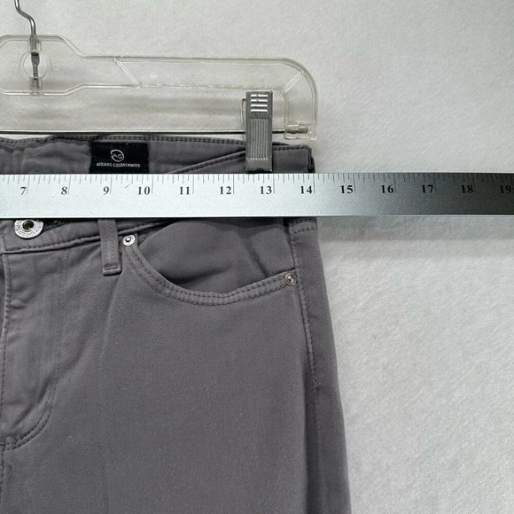 AG Adriano Goldschmied Jeans Womens 27R Prima Mid-Rise Cigarette Denim Gray - Picture 9 of 11